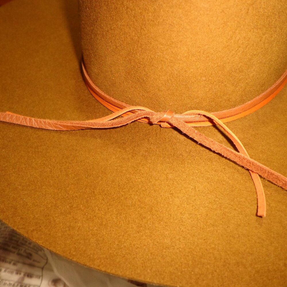 FIRM NEW Free People Lovely Bird Montana Turquoise Wrap Felt Hat S Rodeo - Picture 8 of 16